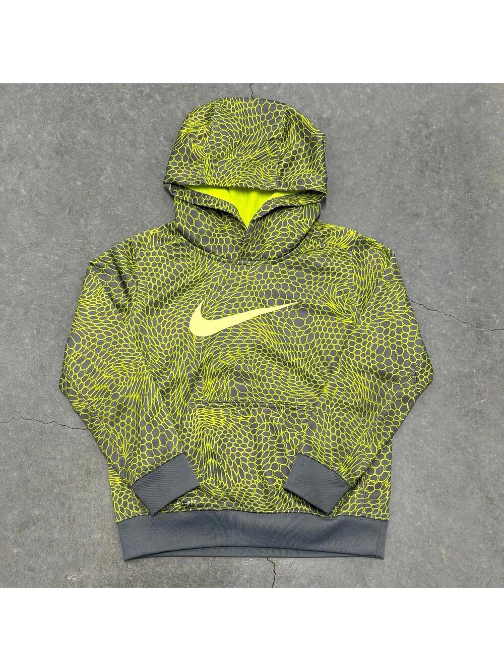 Nike Dri Fit Youth Pullover Logo Hoodie